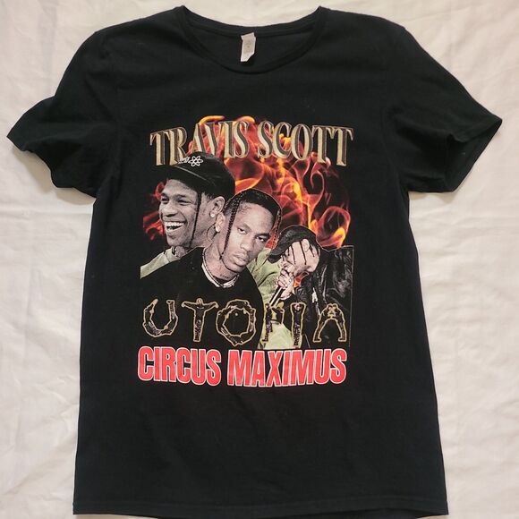 Travis Scott Utopia Tour  Parking Lot T Shirt Size Med - Picture 1 of 7